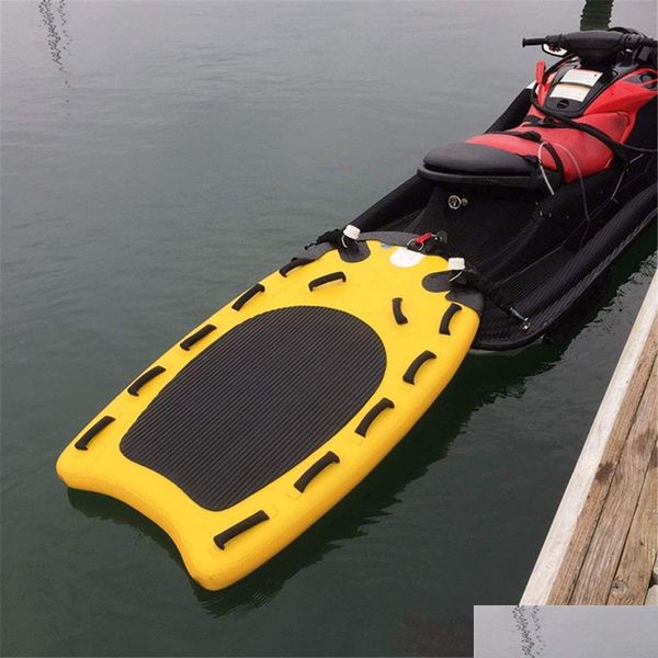 Kayak 180x90x15 cm Özelleştirilmiş ticari kaliteli renk jetski tahtası şişme jet kızak Surf Rescue Flying Slayt Satış için Damla Teslimat DHGNP