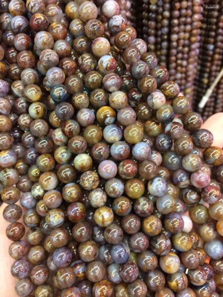 Perle sciolte pieiersite round 8/10mm 14 