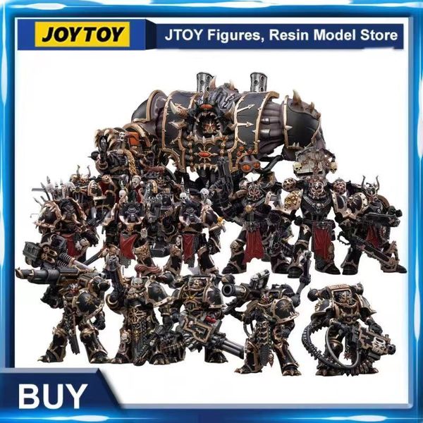 Военные фигуры в Stockjoytoy 40K 1/18 фигурные фигурки игрушки хаос отряд Мехах Коллекция аниме военная модель 230811