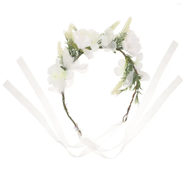 Beretti Flower Crown Hair Highpiece Elegant Florel Greath Wedding Bridal Pop