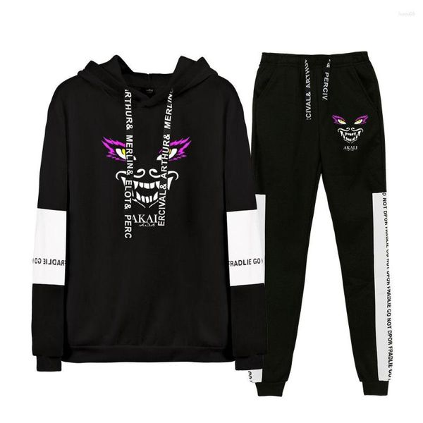 Herren-Trainingseinrichtungen Der neueste Hit Harajuku zweiteiliger Hoodie Boy und Mädchen Winter hochwertig lose Pants Street Kleidungsstücke