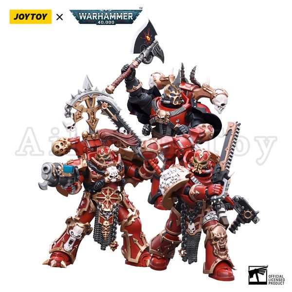 Figure militari Joytoy 1/18 Azione Figura 3pcs/Set Chaos Crimson Anime Collection Modello 230811