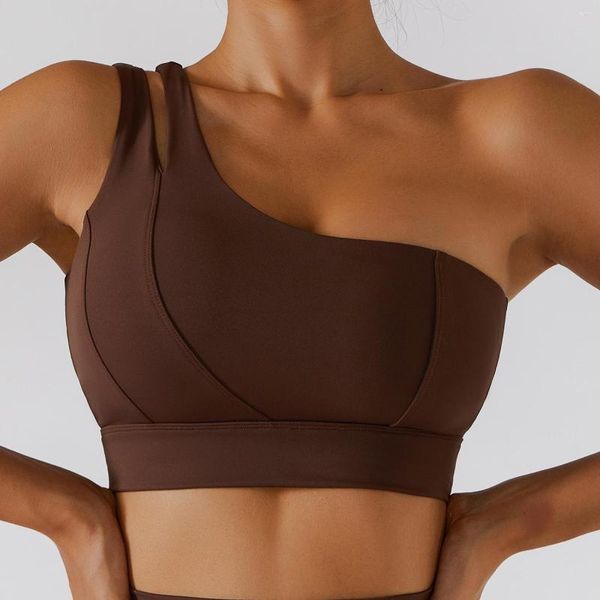 Aktive Hemden Nylon Sport Bra Crop Top Fitness Frau atmungsaktive Sportswear Unterwäsche Frauen Yoga für Fitnessstudio