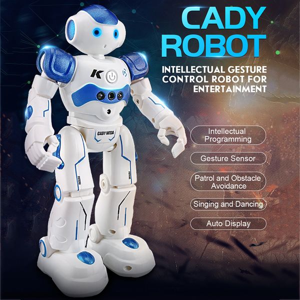 Electricrc Animals R2 R1 RC Robot Cady Wili Smart Toy Intelligent Programing Education Dance Robots Auto Segui Gesture Control Toys 230812