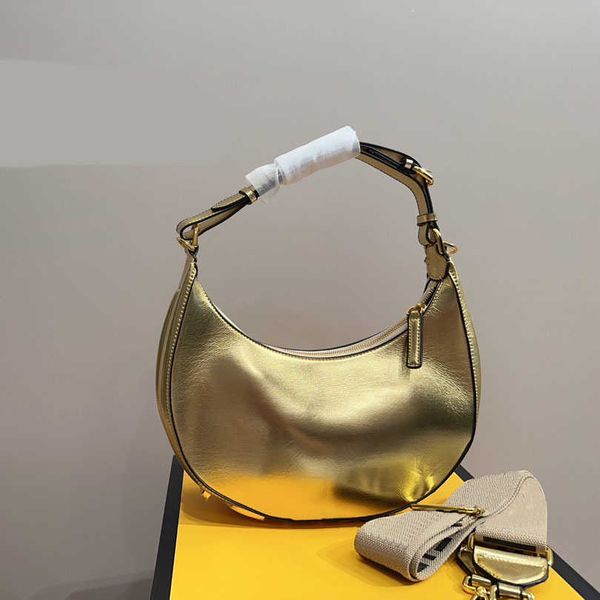 Винтажные сумки fd Moon, разноцветные женские дизайнерские сумки, сумка через плечо, подмышки, сумка Abg, роскошная сумка, кожаные сумки на ремне 230815