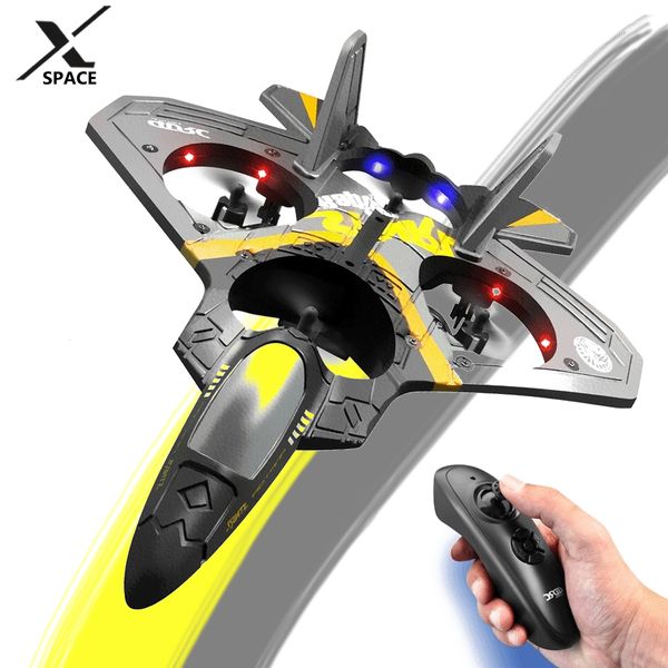 Aeronaves ElectricRC Sensing RC Plane V17 Glider Rádio Controle de Rádio Helicóptero EPP EPP FOAM Toys de avião com controle remoto para meninos Crianças 230812