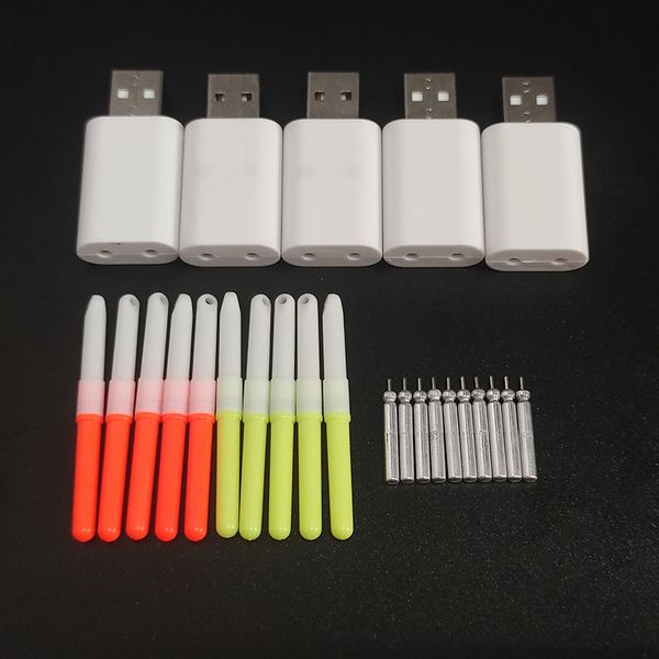 Fischereizubehör 10pcs/Los Elektrisch Lichtstift mit CR322 Batterie Sternenlichtfischerei Float Accessoire LED Lightstick Nacht Fischerei B642 230812