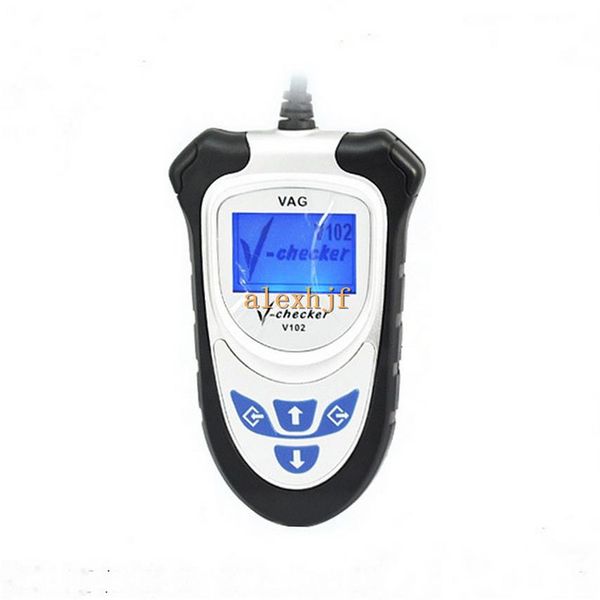 Carcode-Leser Vagdiagnosewerkzeug V-Checker V102 Diagnose aller elektronischen Systeme für Audi Skoda Seat Volkswagen Serie284m