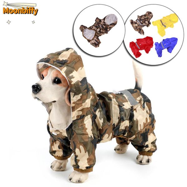 Hundebekleidung Freizeit Haustier Hunde Regenmantel Welpe Katze Regenmantel wasserdichte Jacke im Freien Regenkleidung Kleidung Jumpsuit Haustier Chien 230812