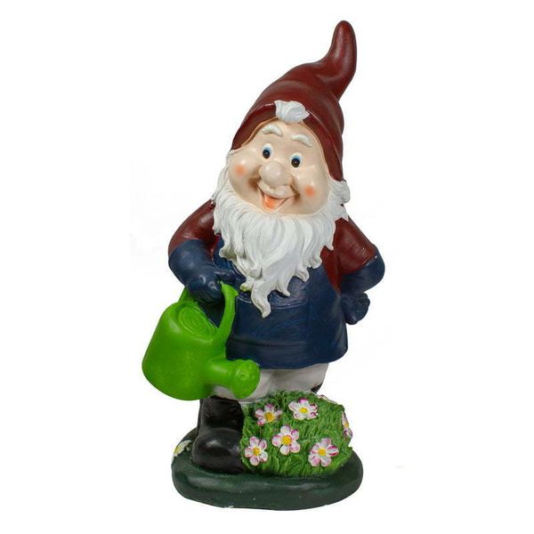 Oggetti decorativi Figurine gnomo con irrigazione statua del giardino 230812