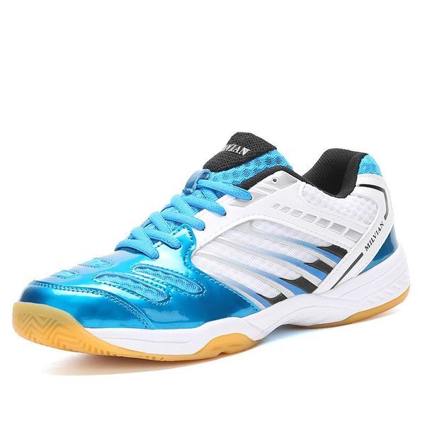 Designer Badminton Sapatos de choque e respirável Sapatos de vôlei sola de vôlei masculino Feminino Treinamento de esportes Sapatos de tênis de corrida de tênis de mesa de tênis