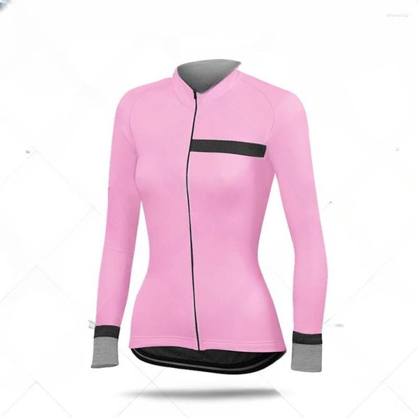 Giacche da corsa Summer Cicling Jersey Abbigliamento a maniche lunghe Lady MTB Vestiti Allenamento uniforme