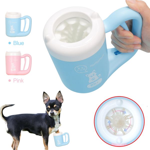 Hundebekleidung Welpe Haustier Fuß Waschmaschine Tasse Silikon Haustier Reinigen Pinsel schnell reinigen Pfoten Muddy Feet Hunde Fuß Waschwerkzeuge Haustier Accessoires für Hunde 230812