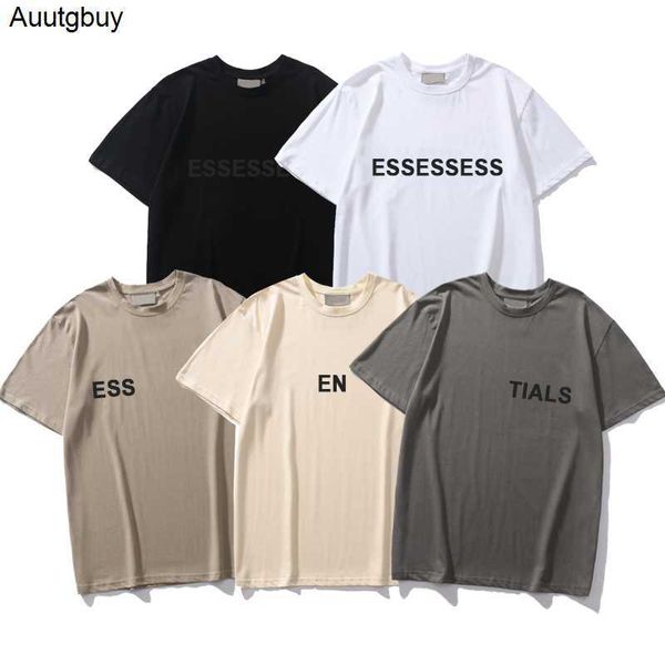 T-shirt designer ESS Luxury Tees Fashion Thirts Mens Womens God Short Short Hip Hop Streetwear Tops Abbigliamento Abbigliamento 0GGH