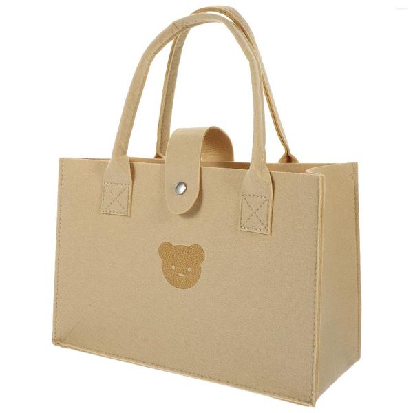 Bolsas de armazenamento Bolsa de bolsas de urso Bolsa Tote Women Bolsa