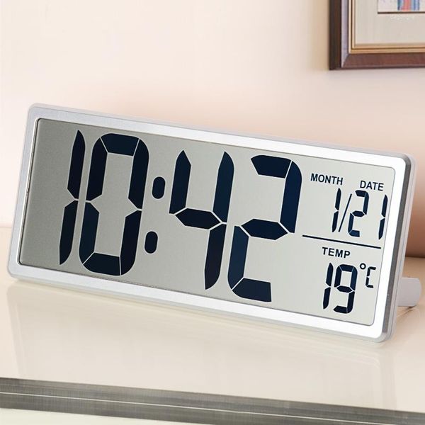 Настольные часы электронные часы переворачивают цифровые домашние спальни тихий гостиные легкие роскошные столы стены