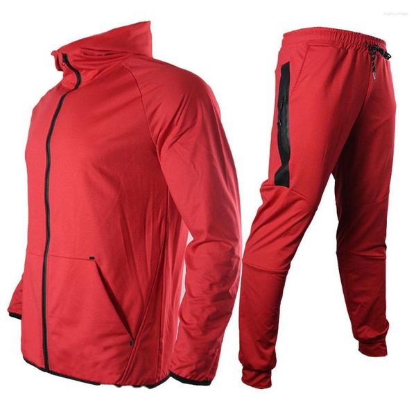 Мужские спортивные костюмы 2023 бренд осень и зимняя спортивная одежда Технологическая одежда.