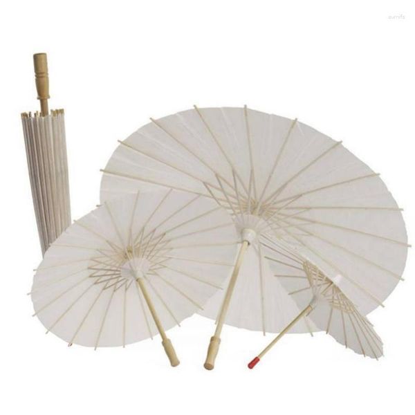 Sacos de armazenamento chuva chinesa guarda -chuva papel de bambu DIY decoração de casamento pó tiro de jogo de dança de parasol