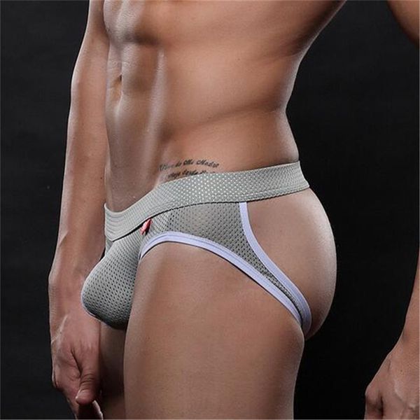 Slievi mutandine mesh jockstrap uomini perizoma biancheria intima sexy bustine di branco erotici in lingerie in lingerie traspiranti schierate slittano wangjiang 230812