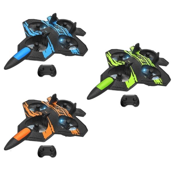 Aeronaves de aeronaves de aeronaves de controle remoto planador Plano de dublês F22 Toy de combate Fácil Modelo de voo meninos Presente GXMB 230812