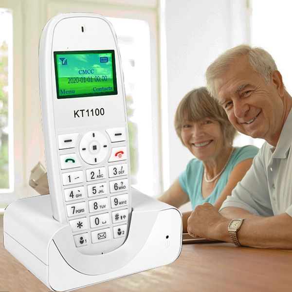 Telefone Kabelfreies Telefon GSM SIM -Karte behoben Mobile für alte Personen Home Handy Festnetzhilfe Handfree drahtloses Telefonbüro Haus Brazil 230812