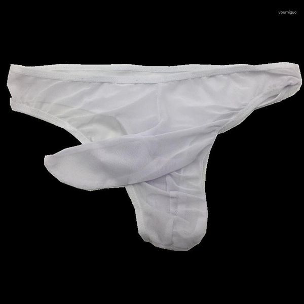 Calça de pijama de roupas de sono masculina masculina translúcida do sono masculino Ultra-fino