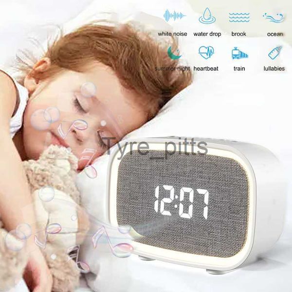 Портативные динамики Портативные Bluetooth5.1 Динамик белый шум стерео музыкальная коробка при постели ночной светлополосы для детских взрослых офис