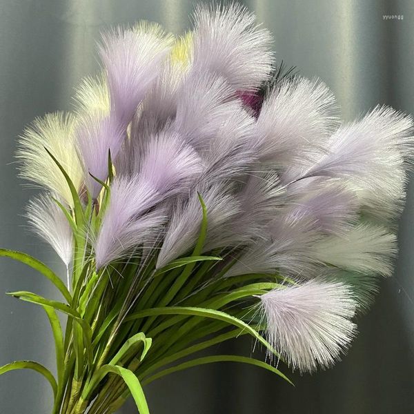 Декоративные цветы искусственное шелковое перо