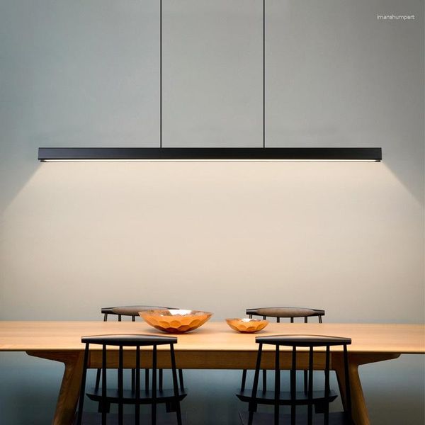 Kolye lambalar minimalist led yemek odası mutfak ışıkları bar restoran asılı lamba ahşap kablo ayarlanabilir