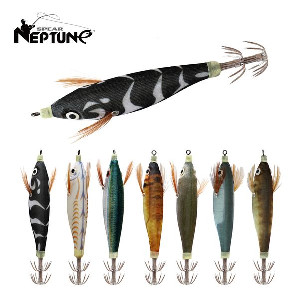 Köder Köder 2pcs Tintenfisch Jig Haken Fischerei Lure Luminous 10 cm 9g künstliche falsche Tintenfisch Köder