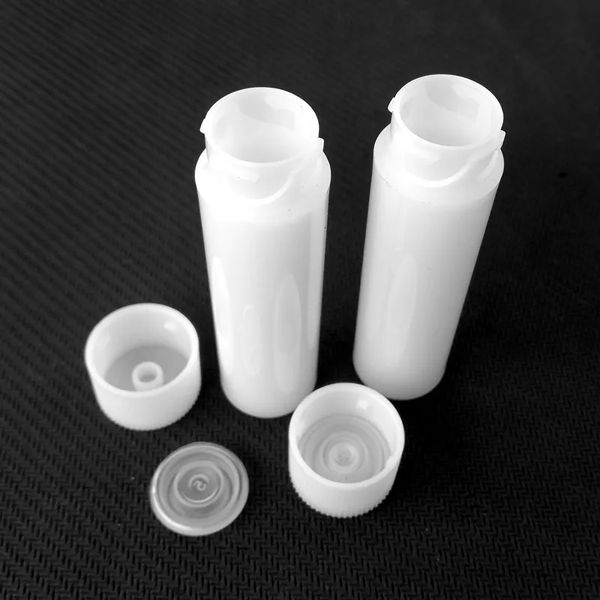 Tubo de plástico para carros de jardín CRUDOS Accesorios Aceite grueso Botellas de embalaje vacías Cartucho Tubos de PP blancos Contenedor de 70 mm Sin DHL