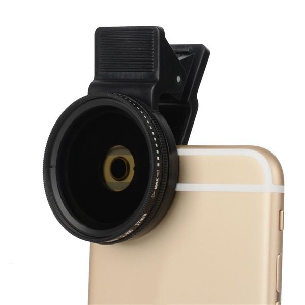 Monokulare Zomei 37 -mm -Handykamera -Objektiv CPL Professionell ND Circular Polarizer Filter ND2ND400 für Smart Mobile mit Clip 230812