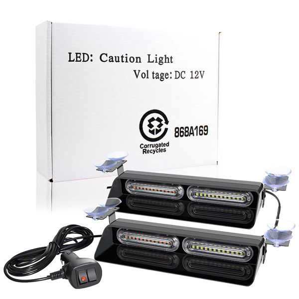 24 LED LED STROBE DE AVISO LUZ COM CURS DE PODAÇÃO 360 LUZ DE EMERGÊNCIA DE EMERGÊNCIA LUZES DE EMERGÊNCIA LIVRA LED BEACL