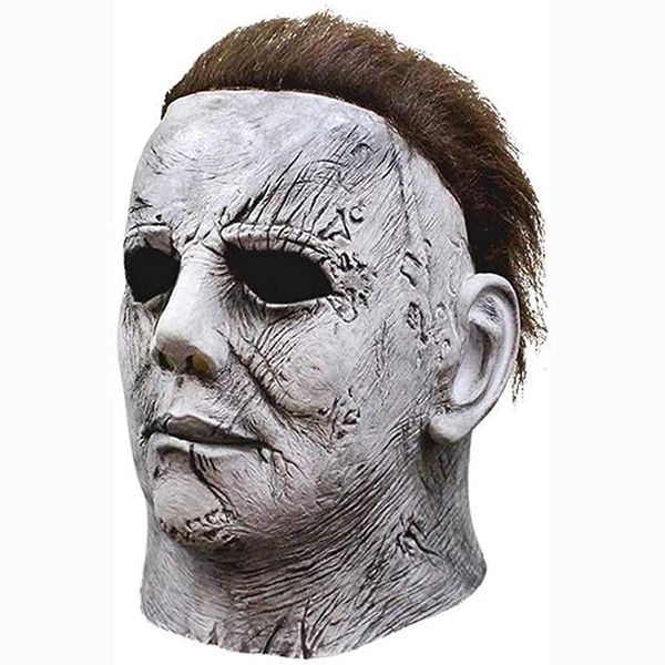 Parti Maskeleri Cadılar Bayramı Maskesi Michael Myers Lateks Maske Cosplay Yetişkin Lateks Tam Yüz Kask Cadılar Bayramı Parti Korkunç Sahne Oyuncak 230812