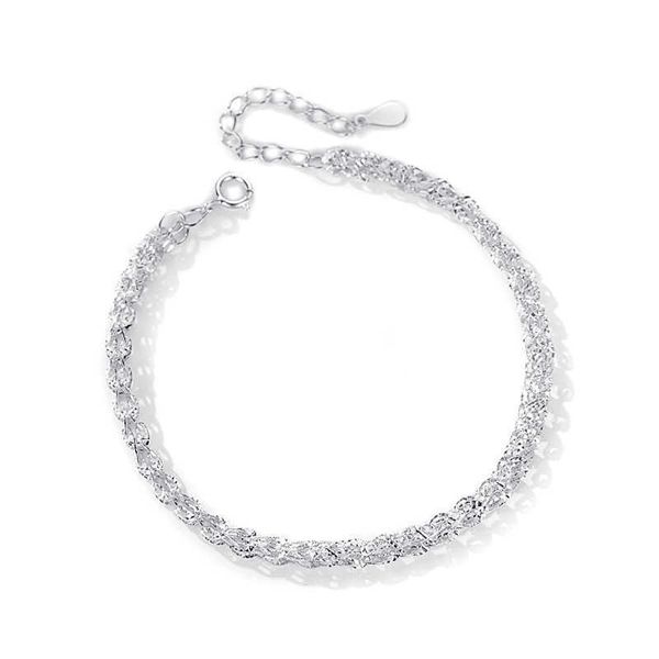 China-Chic S925 Sterling in argento intrecciato Phoenix Code Bracciale Bracciale Girl Sense Gioielli fatti a mano Guochao Gioielli a mano Qixi Valentine Day Gift