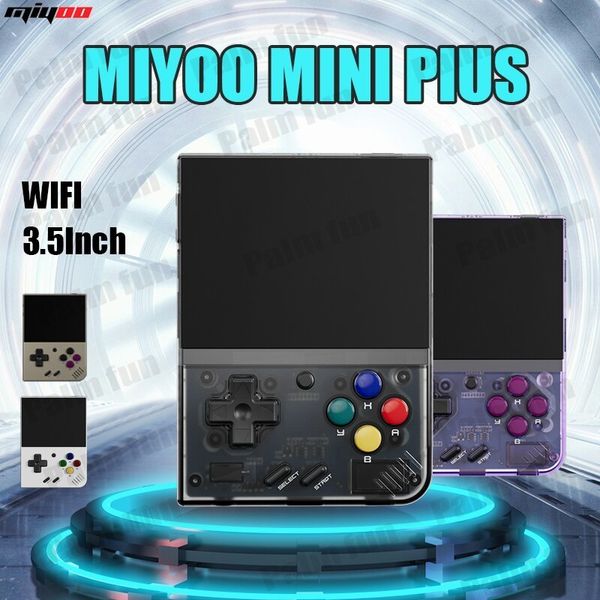 Giocatori di giochi portatili Miyoo mini plus portatili console di gioco portatile retrò V2 Mini IPS Screen Classic Video Game Game System Linux System Gol Regalo 230812 230812