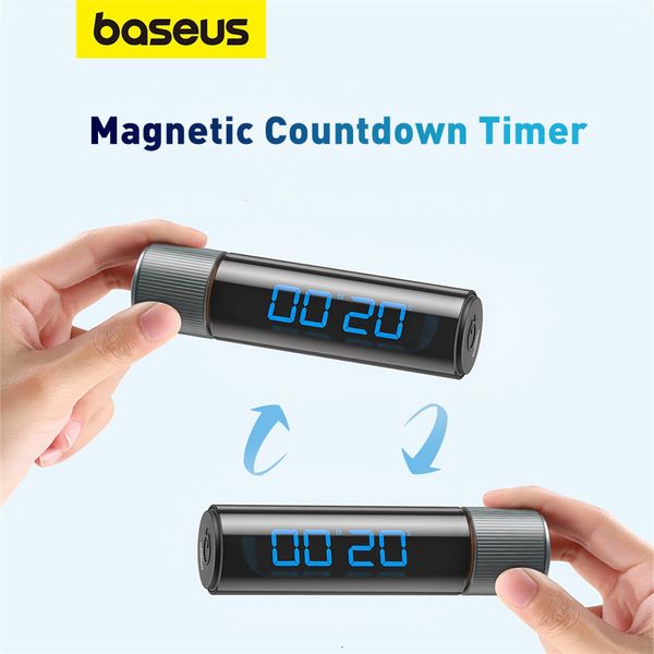 Küchentimer Baseus Magnetic Kitchen Timer Digital Timer Studie Stoppwatch Manual Countdown Wecker Kochen Timer Kochen Dusche Erinnerung 230812