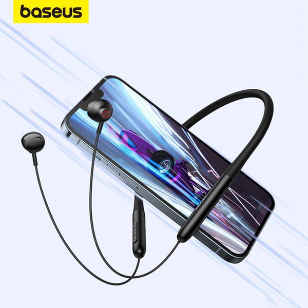 Telefone celular fones de ouvido Baseus Bowie P1 Pescoço sem fio Bluetooth 5.2 Ear Earphones Sports Running Running Waterspert Sport Earbuds 25H Battery Life 230812