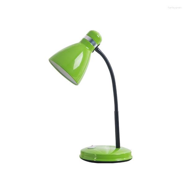 Tischlampen moderne kreative Lampe Nordic Metall Schlauch Schreibtisch Leicht einfache Augenschutz Lesen Kinder lernen Schlafzimmer Wohnzimmerdekoration