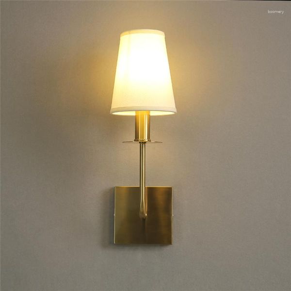 Lampada a parete moderna a LED Golden Metal Sconces Light Freeture Decor Home Bedside soggiorno Luci del soggiorno cucina