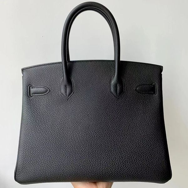 Top Designer Tote Handbag Borse moda Totes Qualità Donna Vera pelle Fatta a mano Filo di cera 10A Personalizza 30CM TOGO Pochette uomo Valigetta