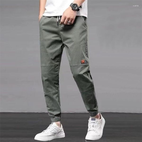 Calça masculina 2023 primavera verão jogador calça pant harajuku jeans jeans harém casual jeans coreano hop hop calças de moletom masculino