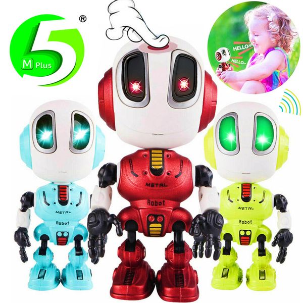 Electricrc Tiere Aufnahme sprechender Roboterspielzeug für Kinder Kinder Spielzeug Bildungsroboter LED Lights Leichtumsatz Geschenke Mädchen Jungen Geburtstag 230812