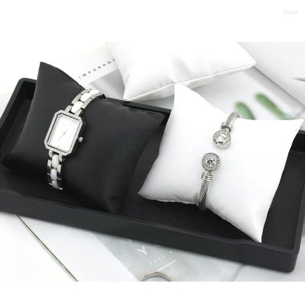 Schmuckbeutel Set von 10 PU Leder Uhren -Kissen Armband Lederausstellung
