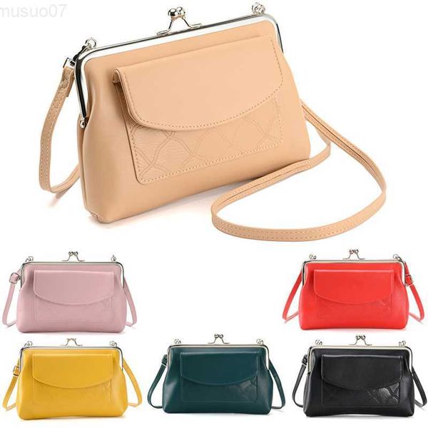 Messenger Bags Damen Kleine Umhängetaschen Mini Leder Schulter Messenger Bag Clutch Bolsas Damen Handytasche Geldbörse Handtasche Drop Shipping L230814