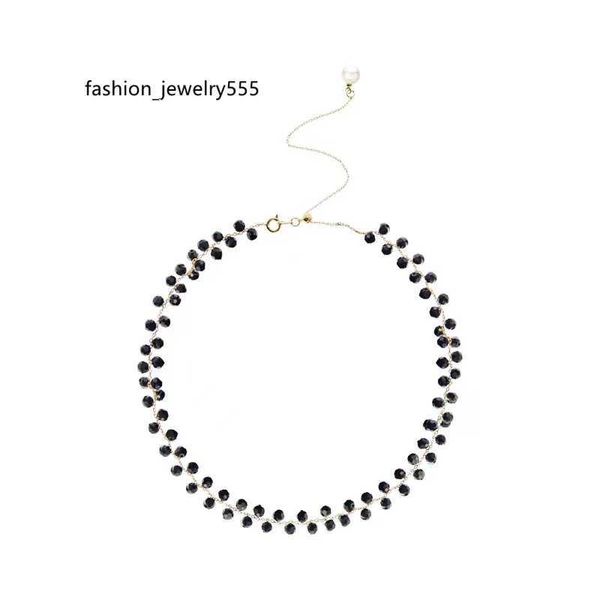 CHOKERS STYLE FASCIE SUPER Flash Crystal Pearl Necklace Pearl in acciaio inossidabile Dontinio da girlry per ragazze da donna a piattaforma