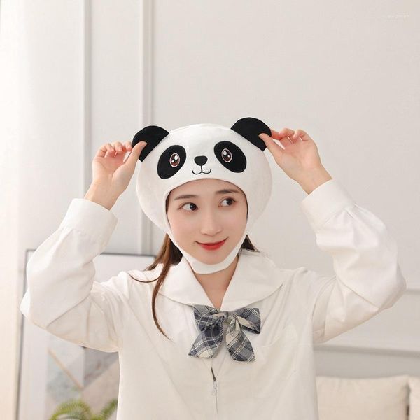 Partyzubehör Panda Hut Cartoon Tier Kopfbewegung Funy Cute Festival Halloween Karneval Anime Cosplay Unisex