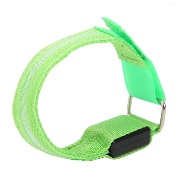 Giacche da corsa Outdoor LED che corre braccialettabile bracciale regolabile da bracciale lampeggiante in bicicletta Braccialetta