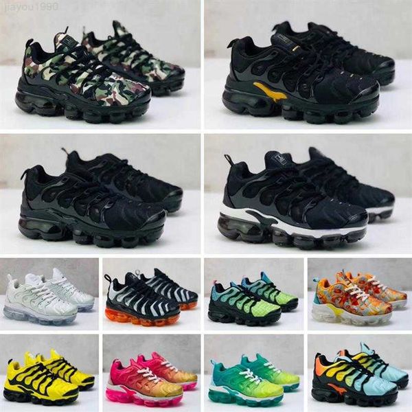 Kinder tn plus Baby Jungen Kinder Kinder Sportschuhe Mode Sneaker Outdoor Schwarzweiß Multi Camouflage laufen EUR28-35235p