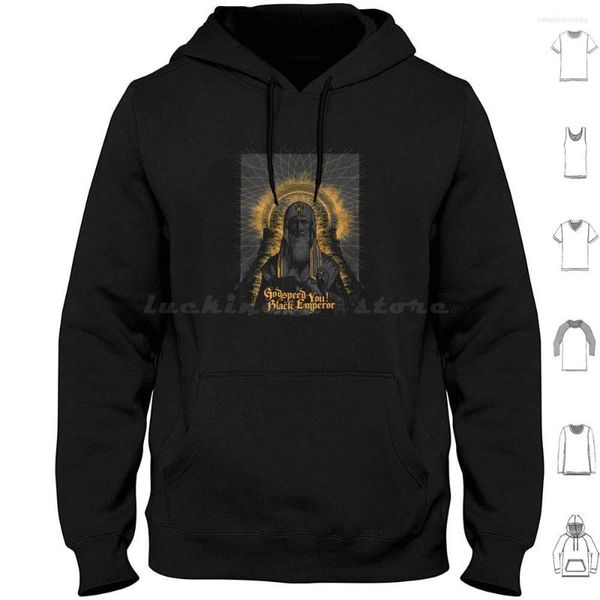 Erkek Hoodies Godspeed You! Siyah İmparator Av Pamuk Konforlu Gençler Uzun Kollu